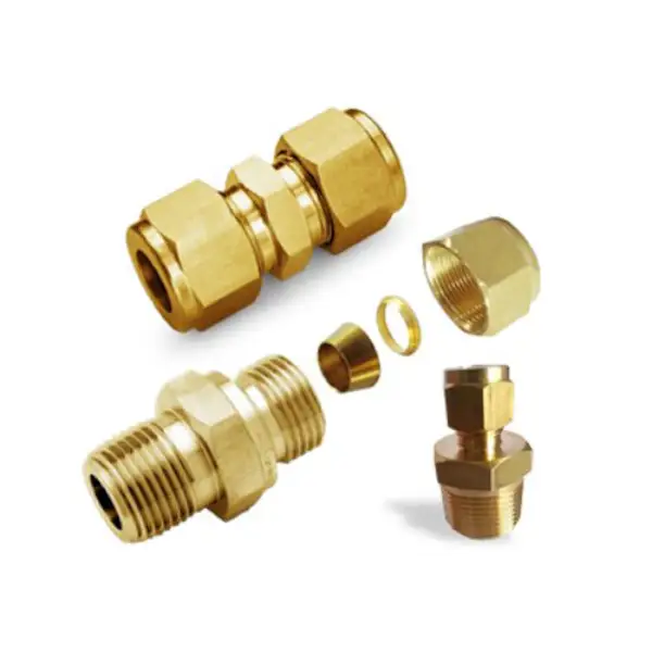 Brass Double Ferrule Fitting